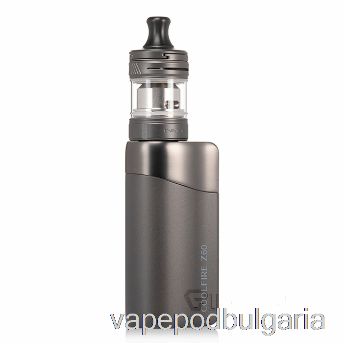 Vape 10000 Дръпки Innokin Coolfire Z60 Zlide Top Starter Kit Gunmetal